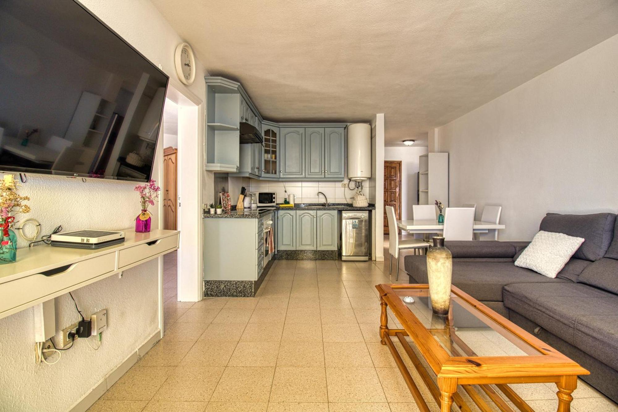 Penthouse Sea View Jacuzzy Terrace & Pool Apartment Playa Feñabe Bagian luar foto
