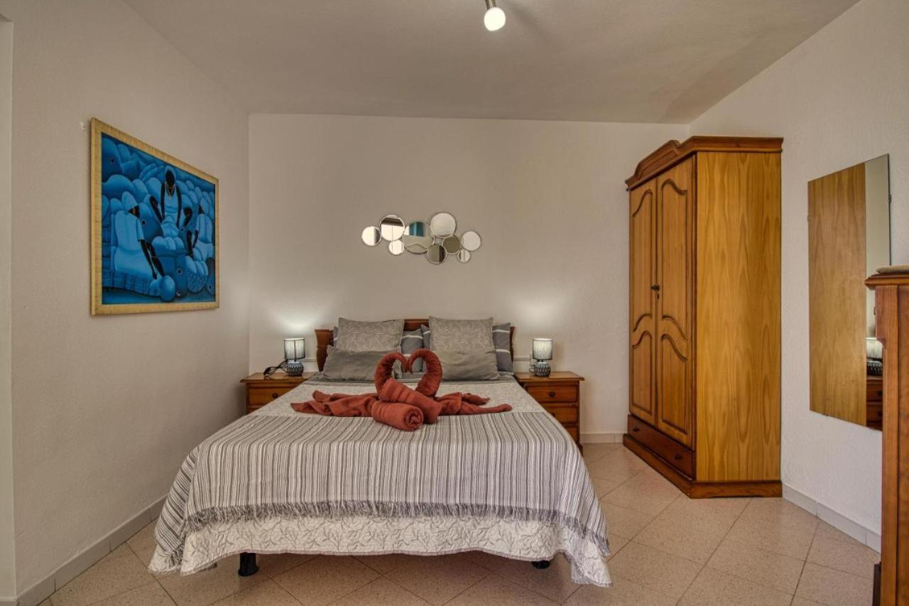 Penthouse Sea View Jacuzzy Terrace & Pool Apartment Playa Feñabe Bagian luar foto