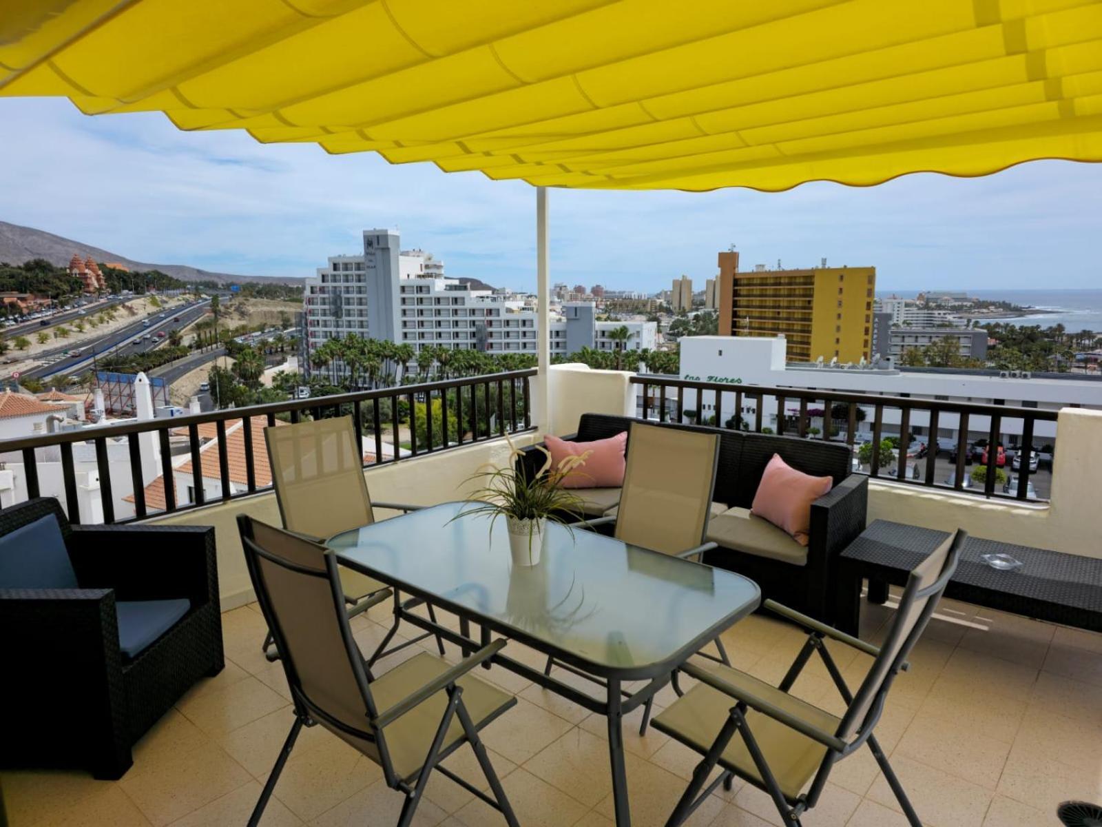 Penthouse Sea View Jacuzzy Terrace & Pool Apartment Playa Feñabe Bagian luar foto