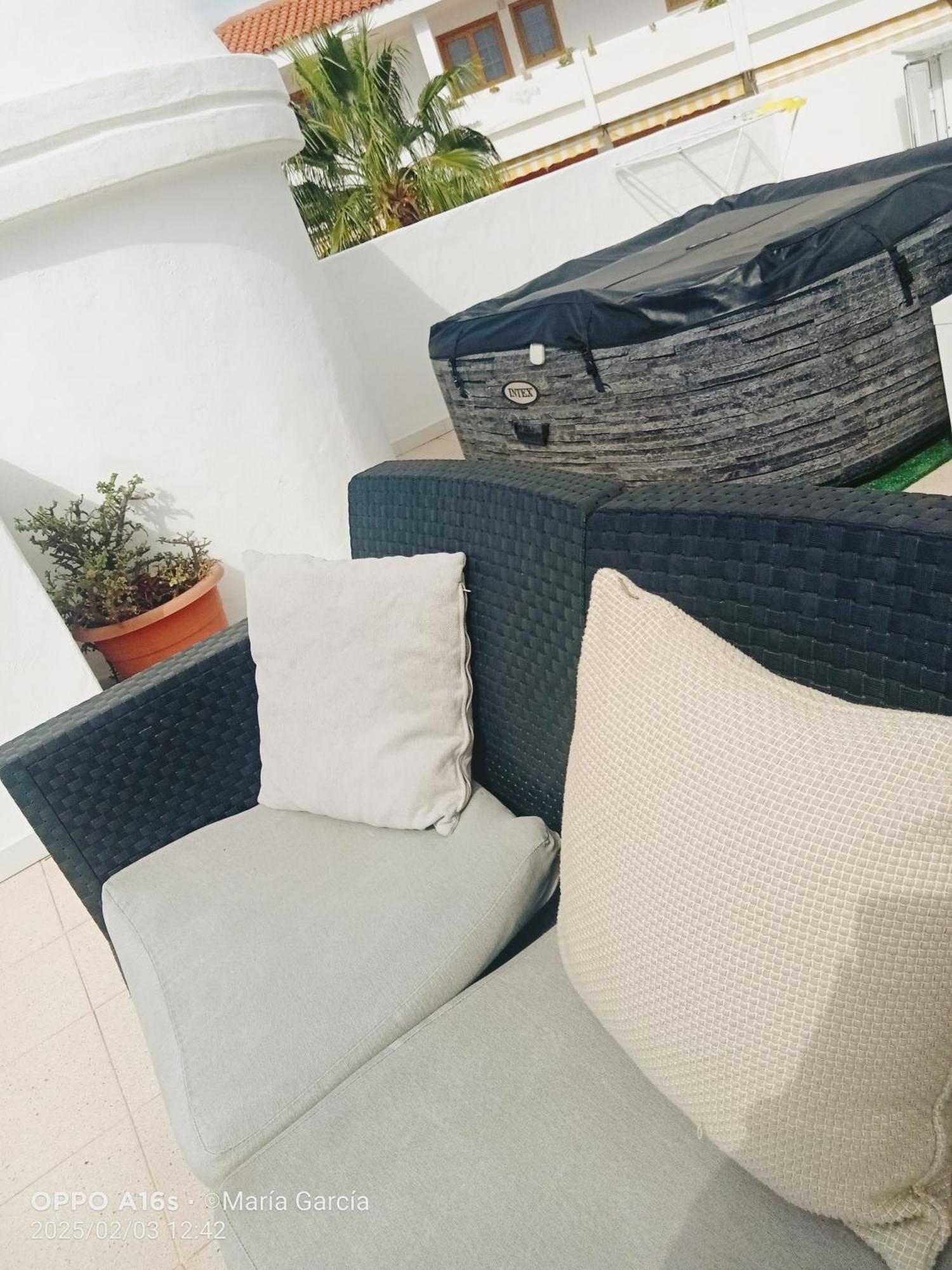 Penthouse Sea View Jacuzzy Terrace & Pool Apartment Playa Feñabe Bagian luar foto