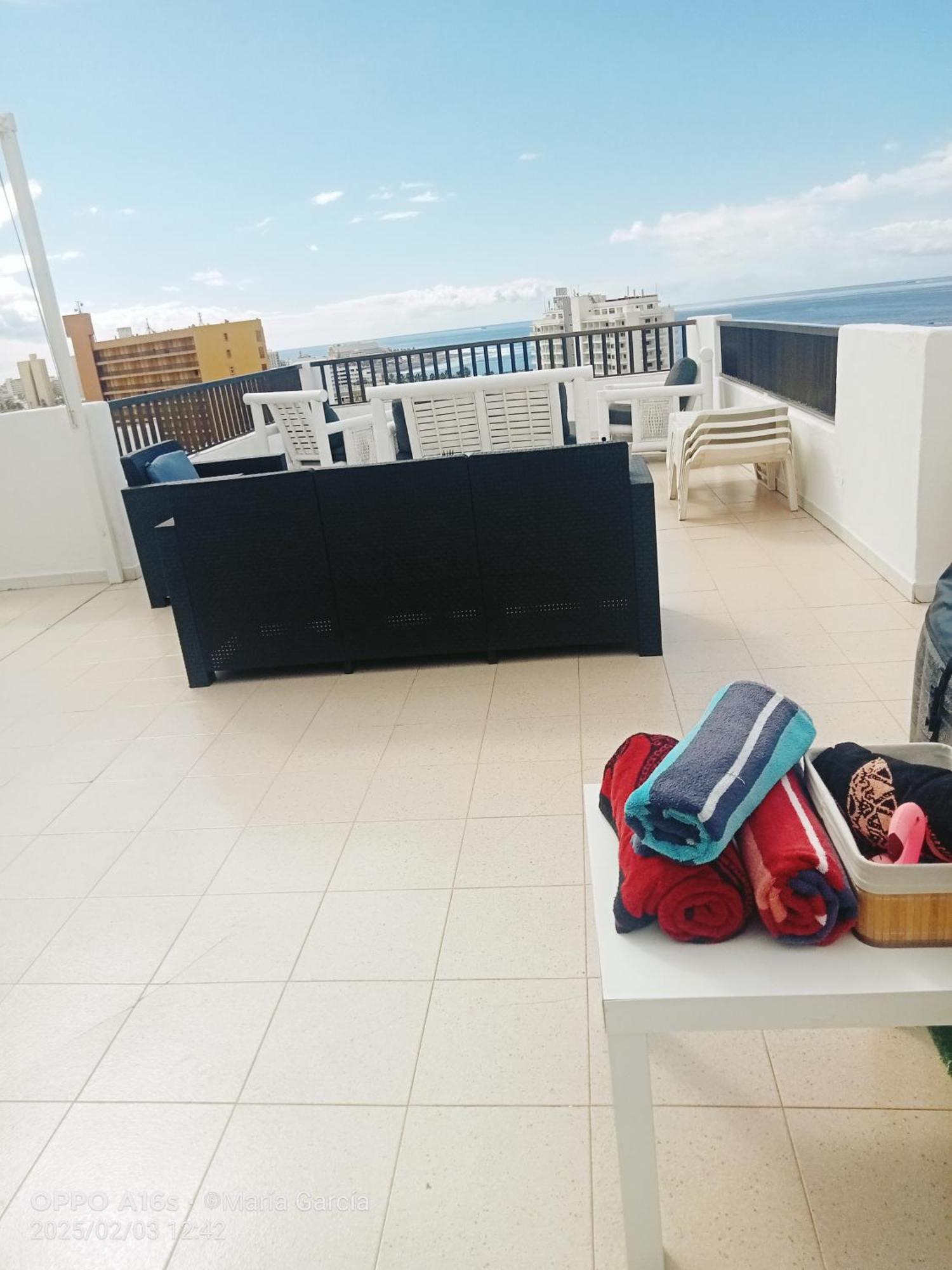 Penthouse Sea View Jacuzzy Terrace & Pool Apartment Playa Feñabe Bagian luar foto